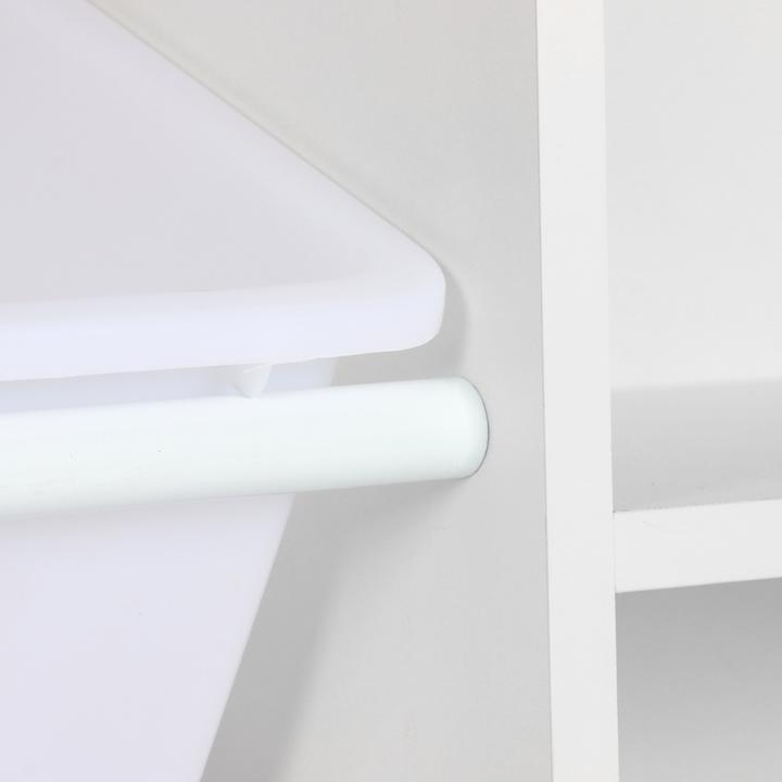 Actual product image Relaxdays Kinderregal MDF mit 8 Boxen Weiss