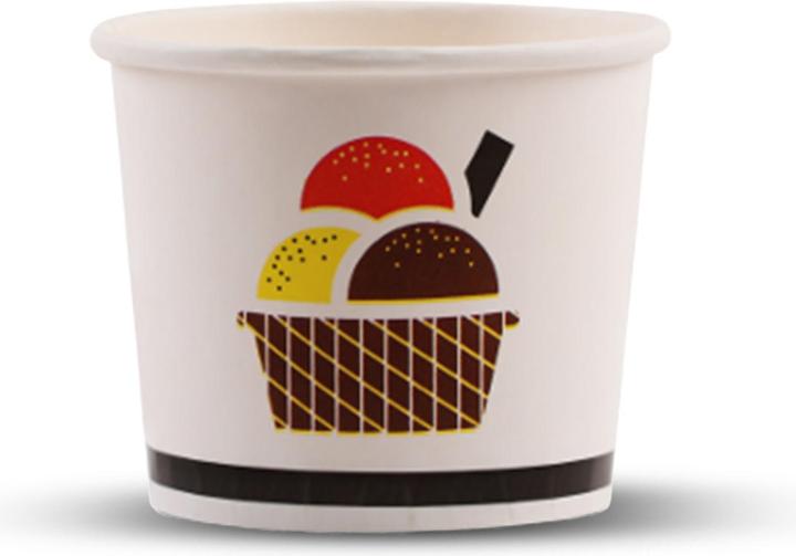 Image du produit TeCup Pappbecher, Eisbecher, Dessertbecher 200 cc (200 ml) (500 x)