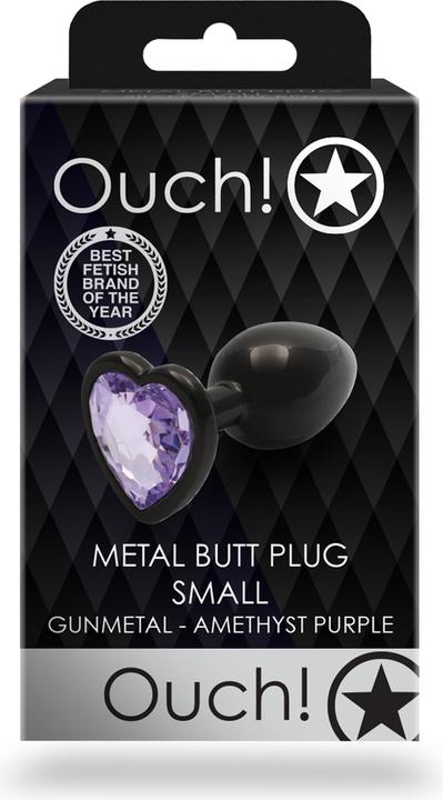 Immagine prodotto Ouch! Butt Plug con gemma a cuore - Piccolo