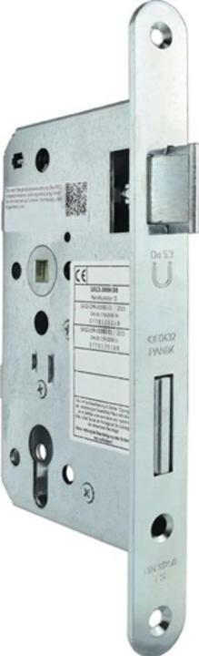 Actual product image Bever Panic mortice lock 1007PPGR Panic function D rounded 24/65/72/9 mm DIN right Steel galvanised... (Mortise lock)