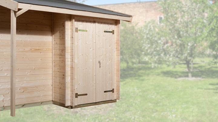 Produktbild Weka Holzbau Anbauschrank mit Schleppdach für klassisches Stecksystem