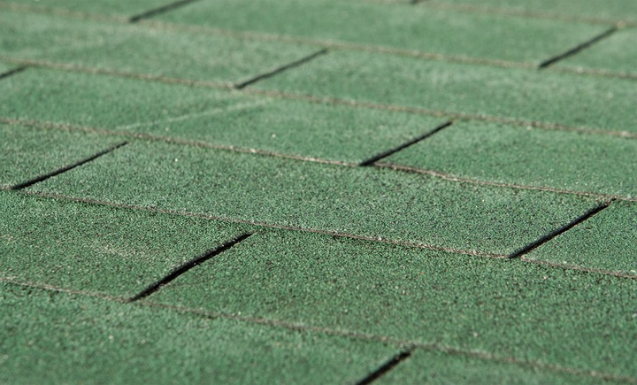 Actual product image Weka Holzbau Roof shingles rectangular green, 3 m²