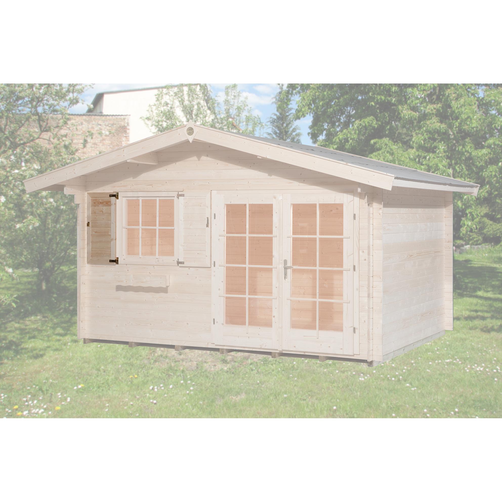 Thumbnail - Weka Holzbau, Gartenhaus + Gartenschrank, Fensterladen 1-seitig für Fenster 91x91cm, natur