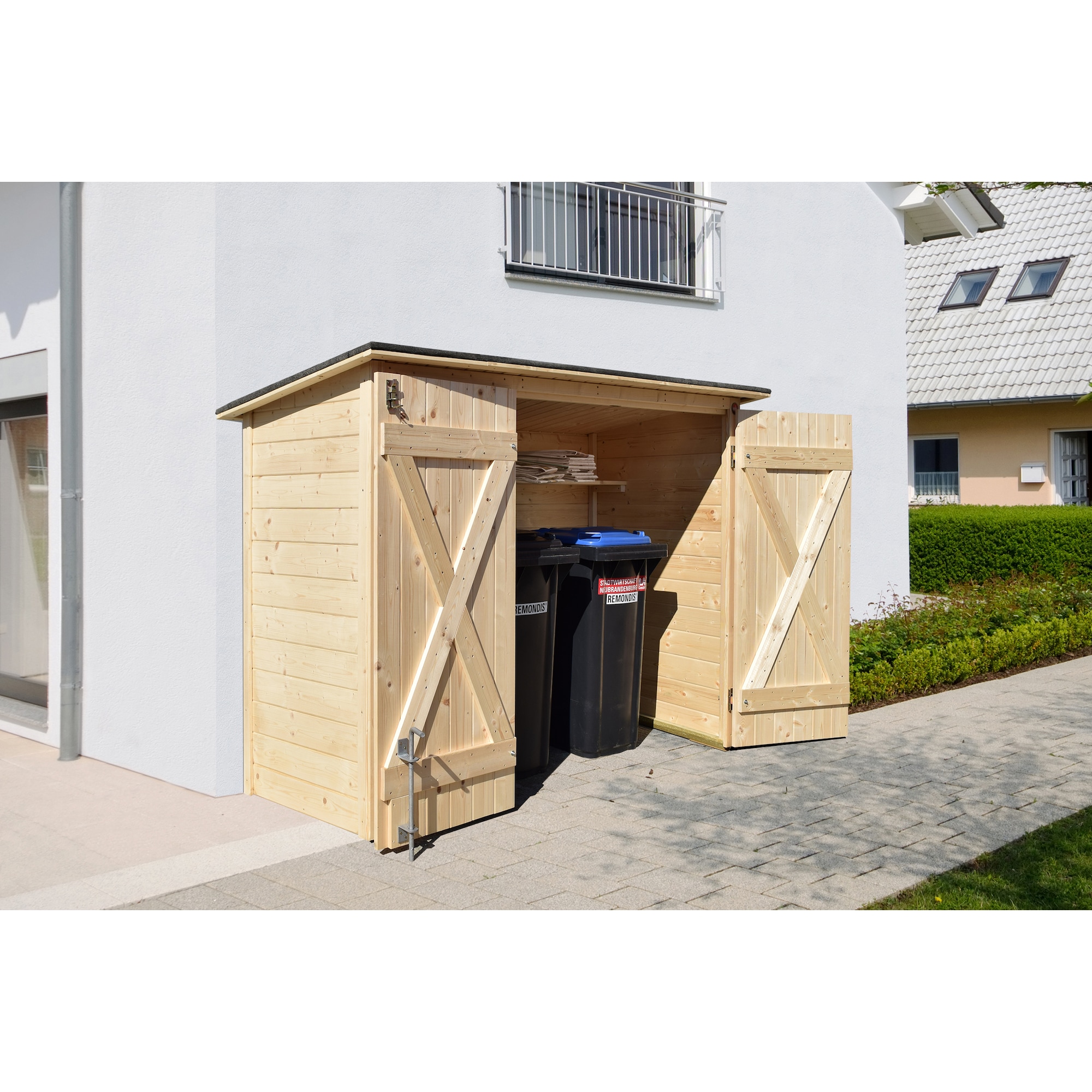 Weka Holzbau, Gartenhaus + Gartenschrank, Boden für Gerätehaus 344/345 Gr.2, natur