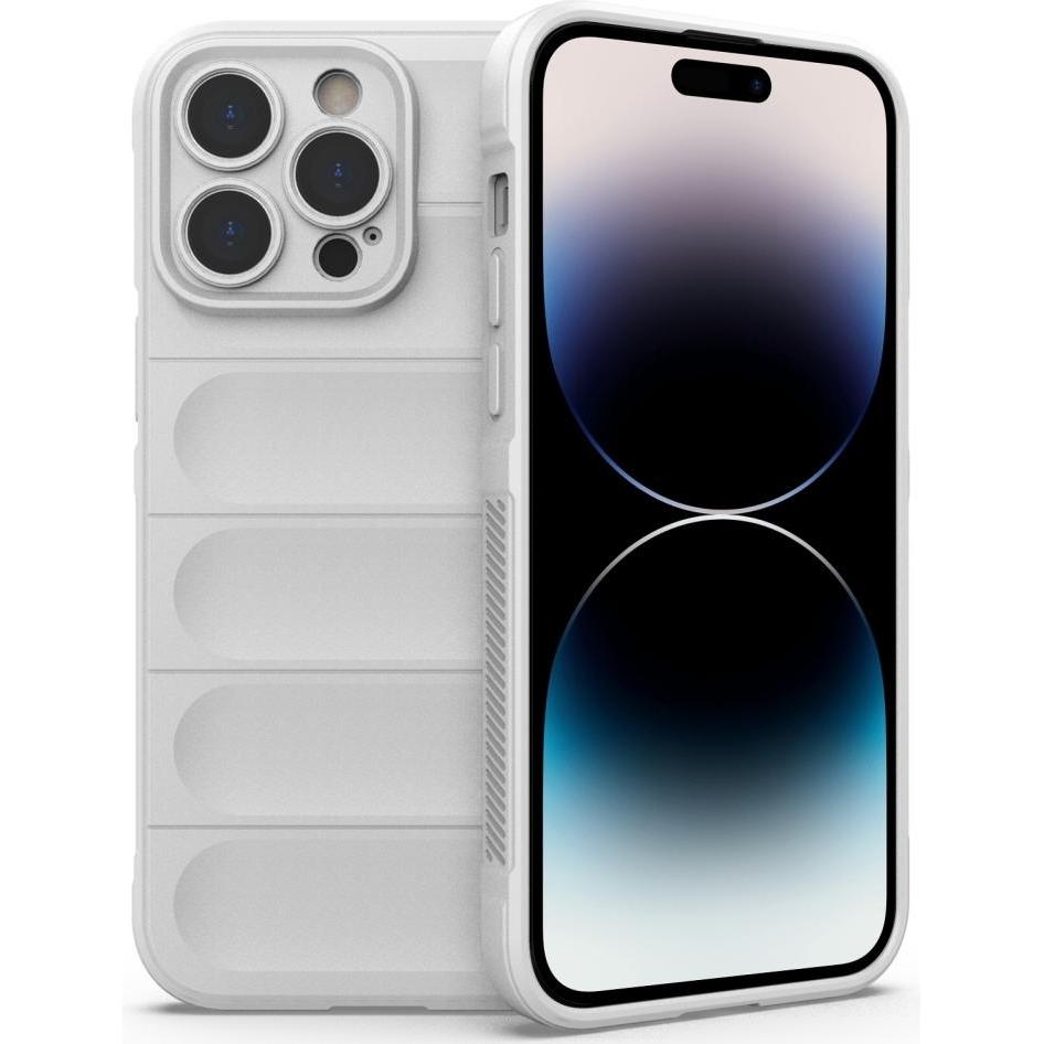 Screenguard CloudCase Apple iPhone 14 Pro Max TPU Hülle (Apple iPhone 14 Pro Max), Smartphone Hülle, Weiss