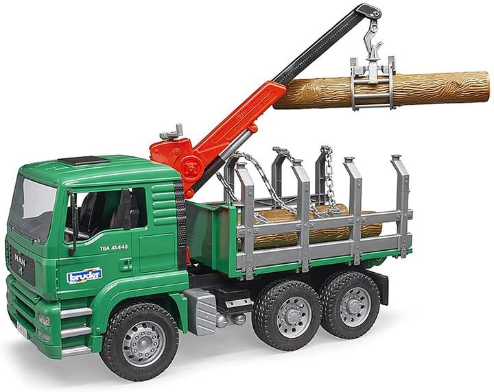Image du produit Bruder Camion de transport de bois avec grue de chargement