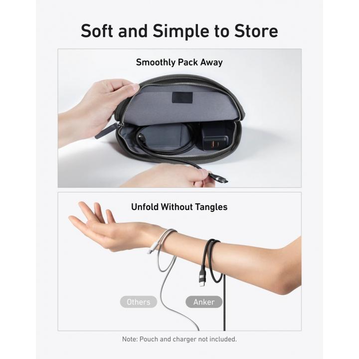 Immagine prodotto Anker A82E2 Cavo USB 0 9 m USB C nero (0.90 m, 240 W)