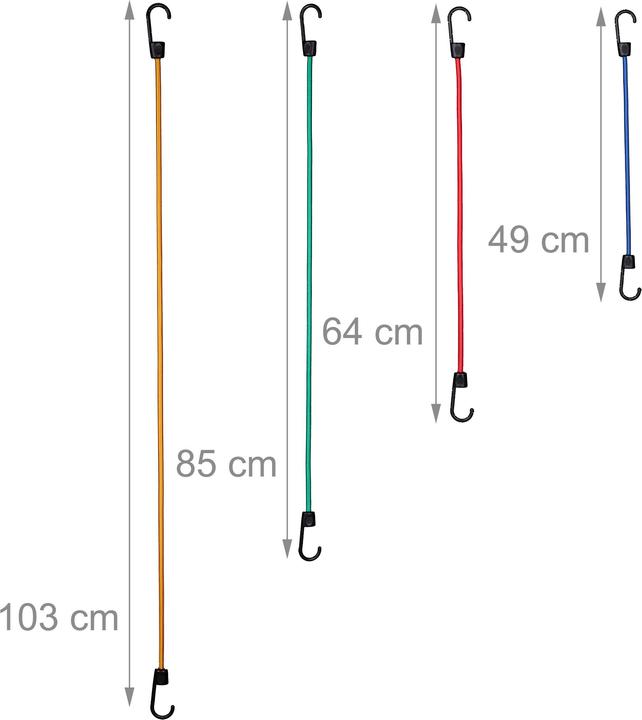Image du produit Relaxdays 30x élastiques de serrage