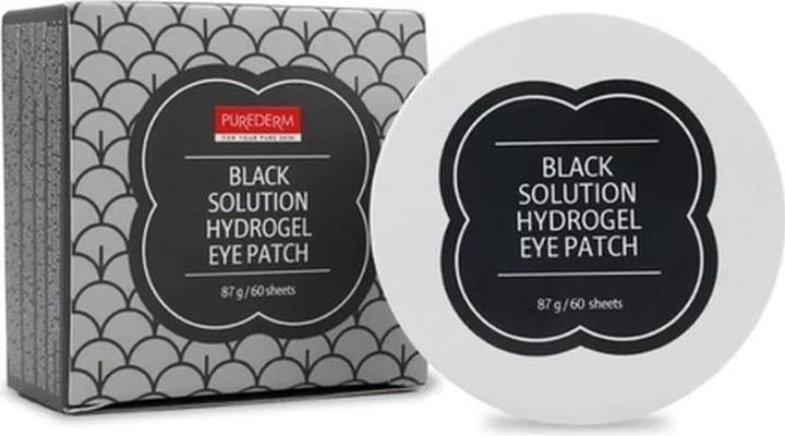 Purederm Black Solution Hydrogel Eye Patch (Tag + Nacht)