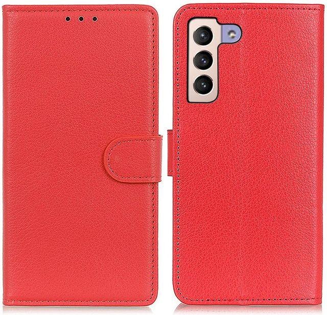 Actual product image MU Classic Litchi Leather Bookcover Series (Samsung Galaxy S22+)