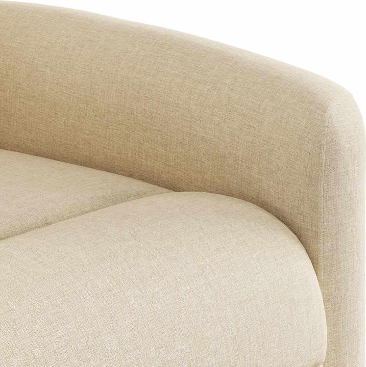 Immagine prodotto vidaXL Poltrona massaggiante elettrica con ausilio stand-up in tessuto crema