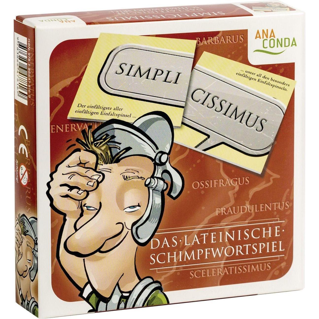 Anaconda Simplicissimus Das lateinische Schimpfwortspiel (Deutsch, 2 - 6 Spieler) (2578001)