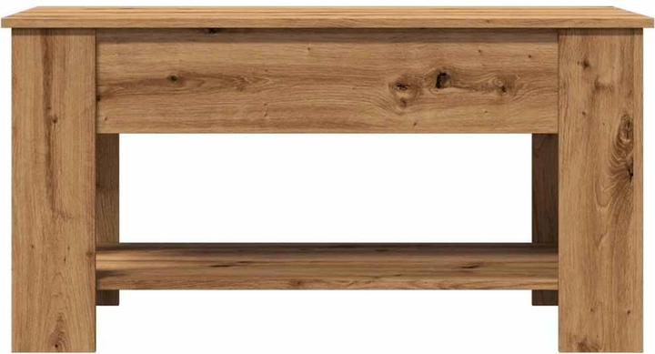 Actual product image vidaXL Couchtisch Artisan-Eiche 101x49x52 cm Holzwerkstoff (101 x 49 x 52 cm)