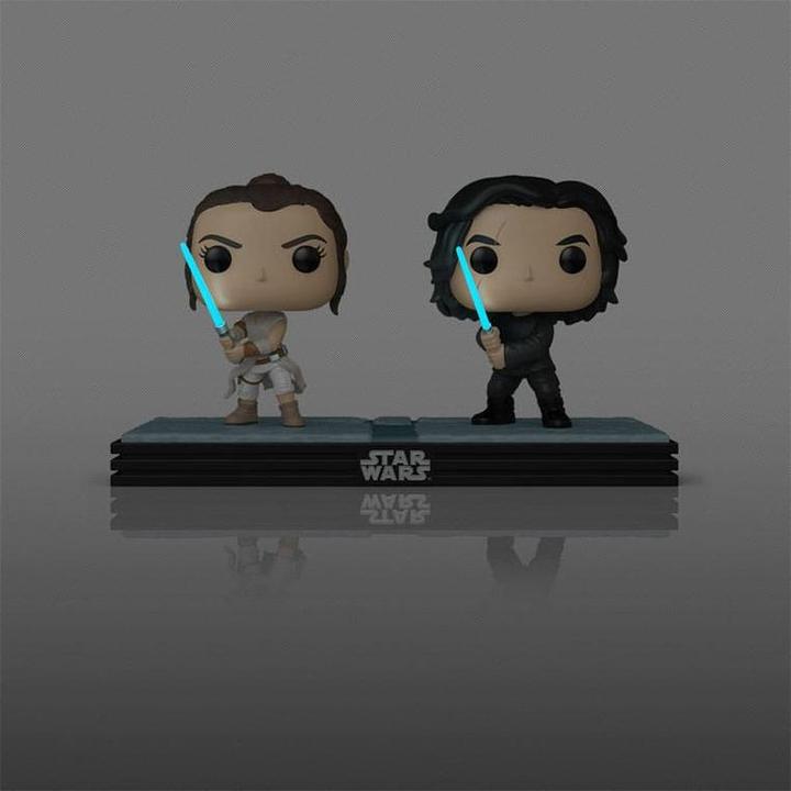 Immagine prodotto Funko Star Wars POP! Movie Moments Vinyl Wackelkopf Figuren Doppelpack Kylo & Rey 9 cm