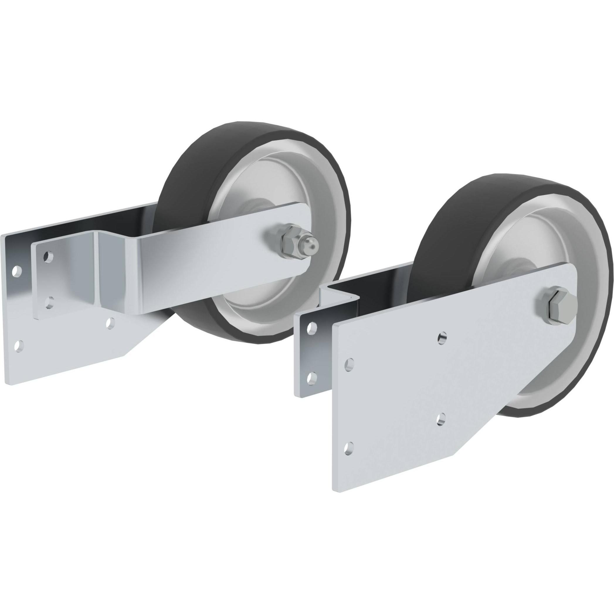 Munk, Scala a pioli, Ruote di sollevamento Piattaforma di lavoro mobile versione rinforzata