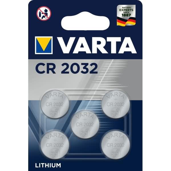 Image du produit Varta Cr2032 (5 pcs, CR2032, 230 mAh)