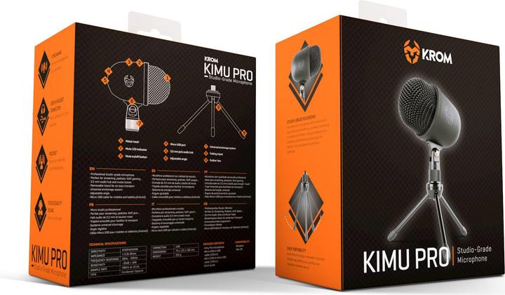 Actual product image Krom Kimu Pro PC Microphone