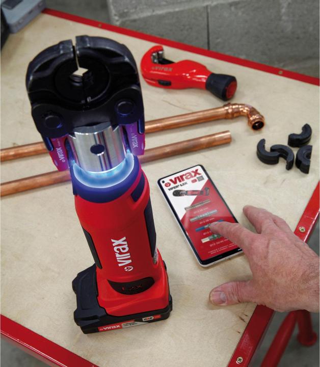 Actual product image Virax L2X Mutternzange + TH 16-20-26 +2 Akkus