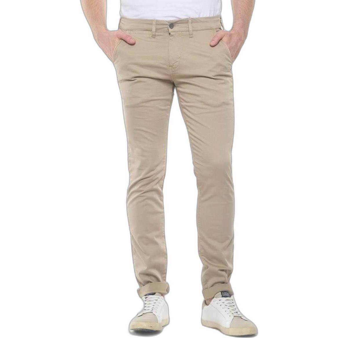 Le Temps Des Cerises, Herren, Hosen, schmal geschnittene chinohose jas, Braun, (27)
