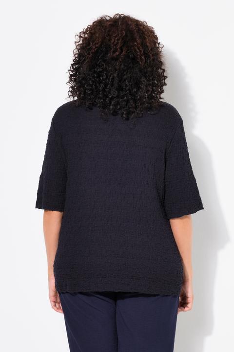 Produktbild Ulla Popken T-Shirt, Struktur, Regular, Rundhals, Halbarm (56)