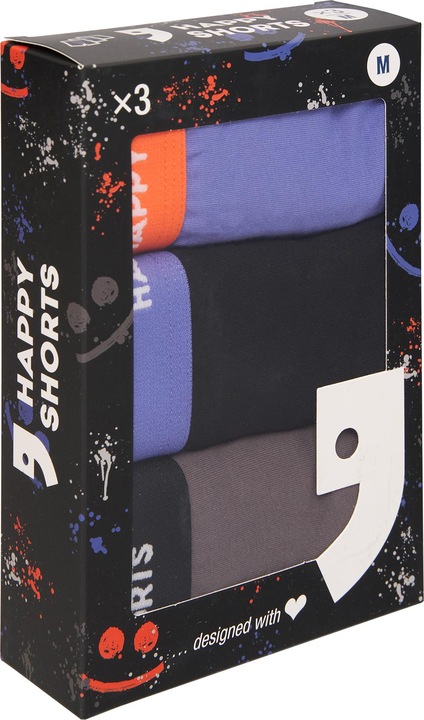 Immagine prodotto Happy shorts Boxer Casual Vestibilità comoda (XXL, confezione da 3)