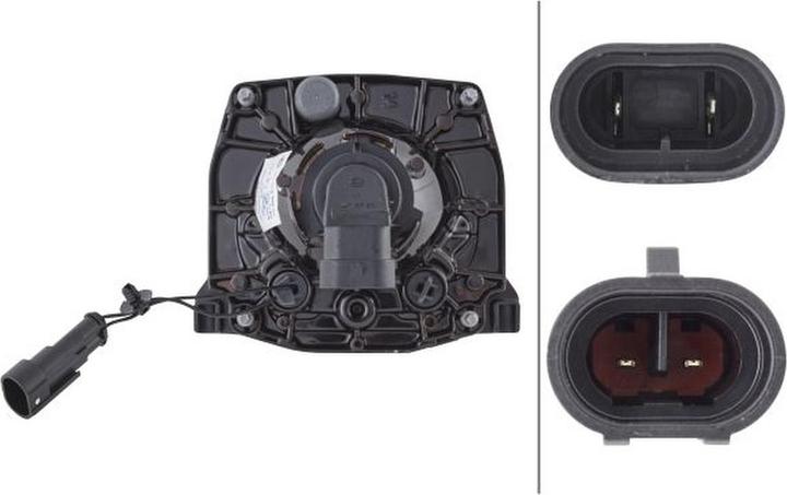 Immagine prodotto Hella Faro alogeno DE FF installazione per CLAAS ARION FENDT VARIO