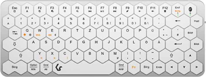 Actual product image KeySonic KSK-5020BT-S (EN) (DE, Wireless)