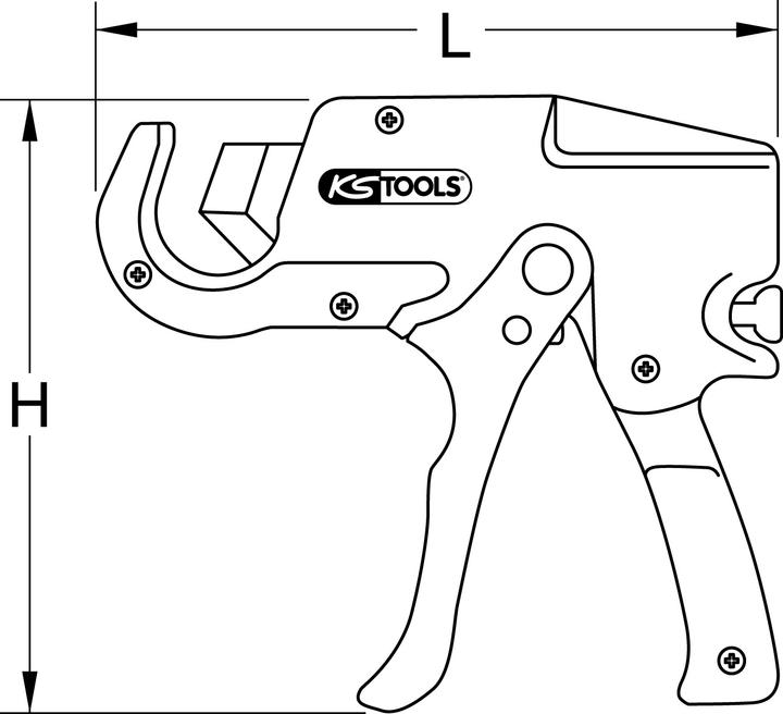 Actual product image KS Tools 222.1100 (190 mm)