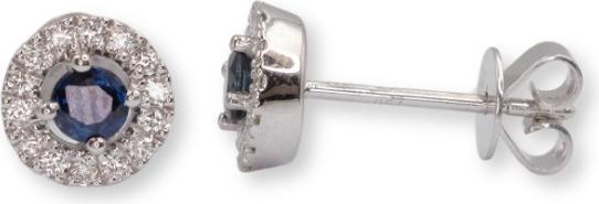 Actual product image Muau Stud earrings (750/18K white gold)