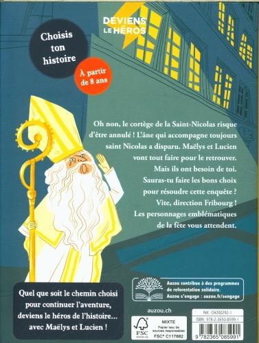 Immagine prodotto Les enquêtes de Maëlys / Deviens le héros / Vent de panique à Fribourg (Francese, Barbanègre Raphaëlle, Pompeï Christine, 2021)