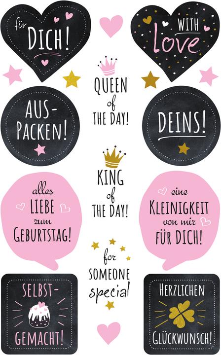 Produktbild Avery Deko Aufkleber 'Geburtstag' 56041