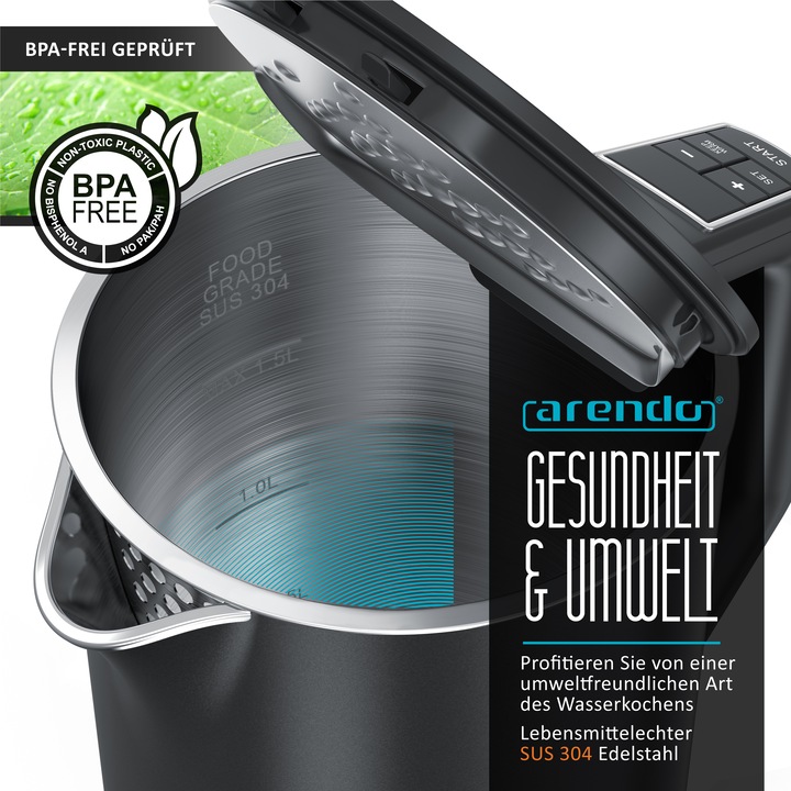 Image du produit Arendo Bouilloire électrique (1.50 l)