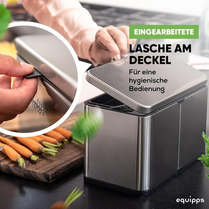 Produktbild equipps Komposteimer mit Geruchsfilter, 3L (3 l)