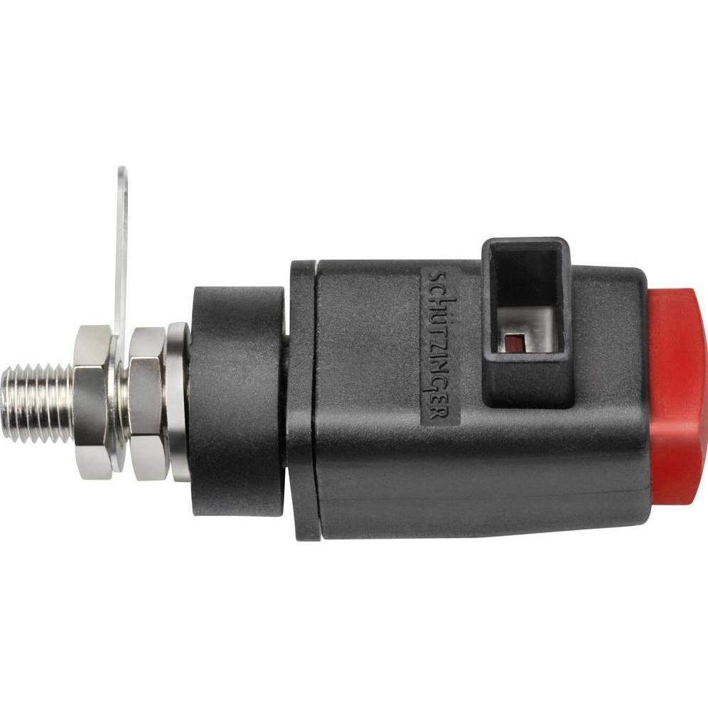 Schutzinger Schützinger SDK 800 / RT Sicherheits-Schnelldruckklemme Rot 16 A 1 St., Elektronikkabel + Stecker, Rot