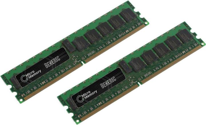 Image du produit CoreParts PC5300 DDR667 ECC/REG Module de mémoire DDR (2 x 2GB)