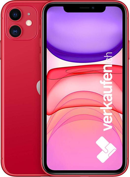 verkaufen.ch iPhone 11 (128 GB, Red, 6.10", 12 Mpx, SIM + eSIM, A / Come nuovo)