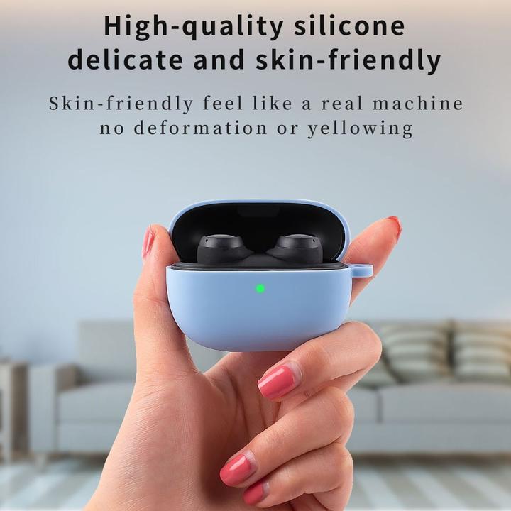 Produktbild König Design Schutz Tasche Hülle für Xiaomi Redmi Buds 3 Lite Case Cover Bumper Etuis Schale (Kopfhörer Tasche)