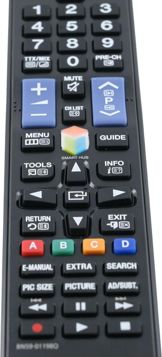 Produktbild Samsung BN59-01198Q, BN5901198Q, TM1250A Original Fernbedienung für LED Smart TV. Erstzt auch BN59-01198A (Gerätespezifische Fernbedienung, Infrarot)