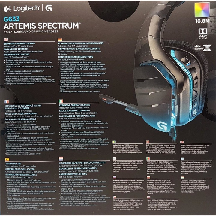 Produktbild Logitech G G633 Artemis Spectrum (Kabelgebunden)