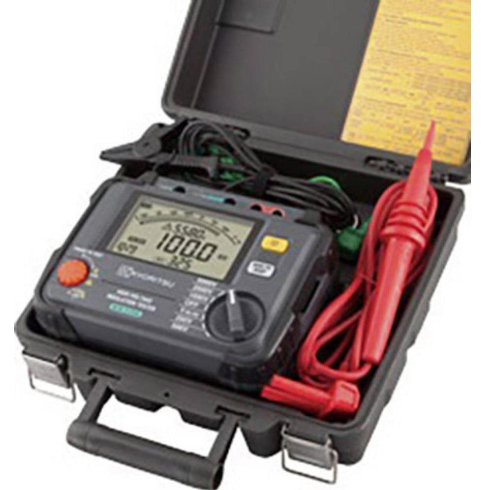 Kyoritsu, Multimeter, KEW-3125A Isolationsmessgerät 250 V, 500 V, 1000 V, 2500 V, 5000V 1 TΩ (CAT III 600V, CAT IV 300V)