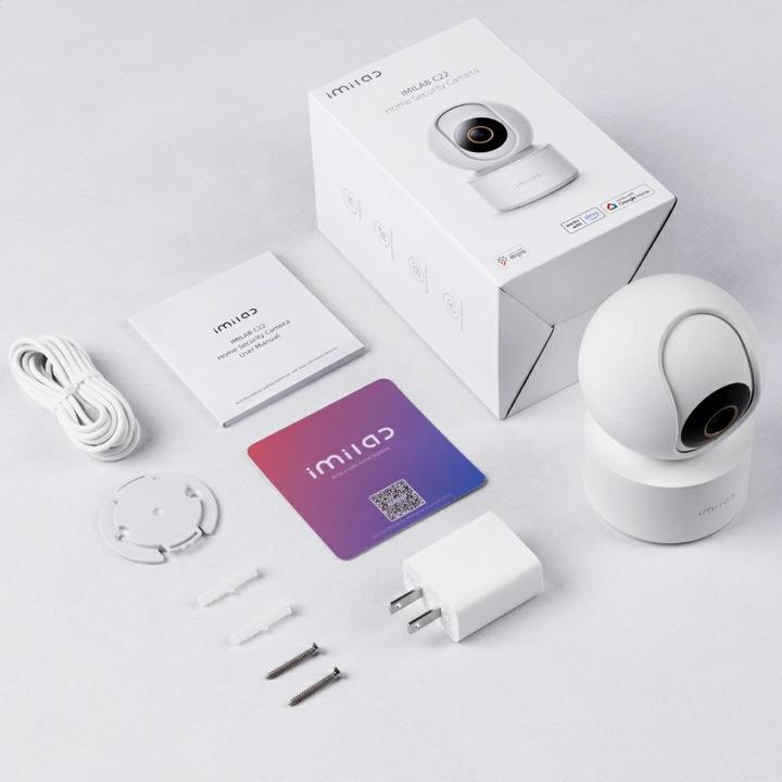 Actual product image imilab Camera C22 5MP WiFi white (2880 x 1620 Pixels)