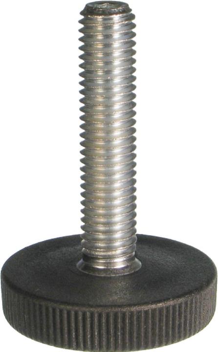 Produktbild Plasticmetall Höhenverstellschraube SCH/PA Teller 44 mm M 10 x 34 Kunststoff schwarz (4 Stück)