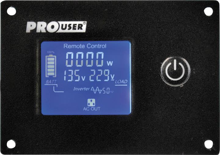 Image du produit ProUser Convertisseur de tension PSI1000TX, DC/AC, 12V à 230V, 1500 W