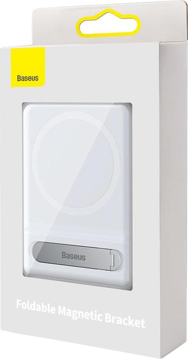 Produktbild Baseus Foldable Magnetic swivel stand holder for iPhone MagSafe (white)