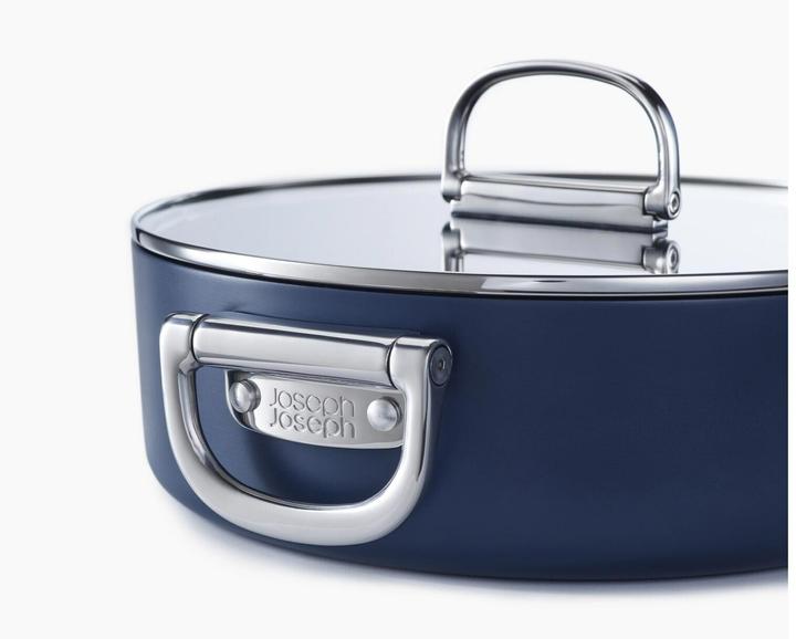 Produktbild Joseph Joseph Space Kochset (28 cm, Pfannenset + Topfset, Aluminium)