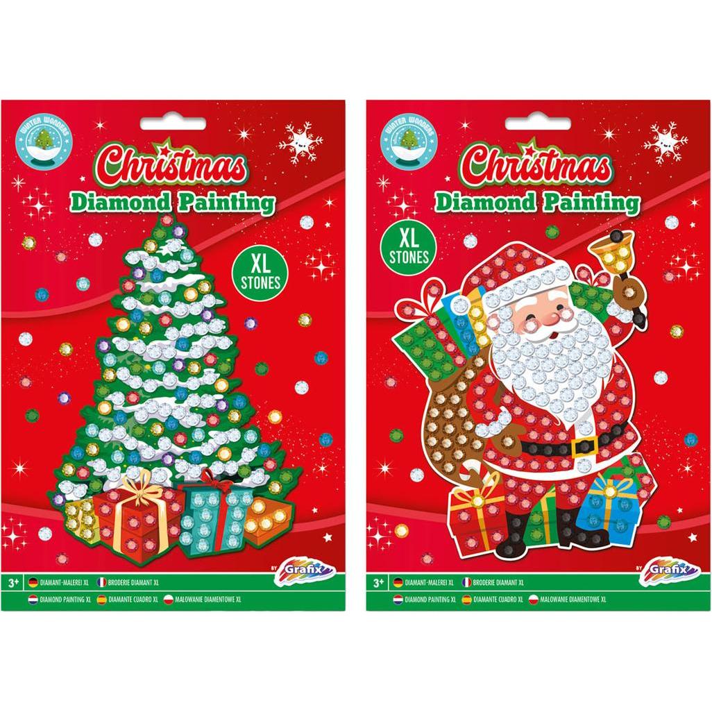 Grafix Diamantmalerei Weihnachten A5