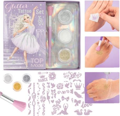 Actual product image Depesche TOPModel - Glitter Tattoo Set - BALLET - ( 0412322 )