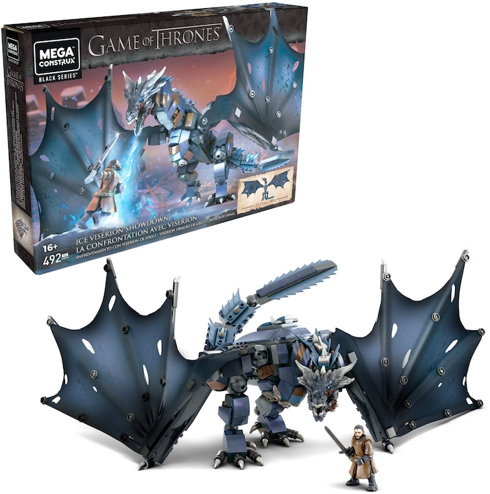 Mega Construx Probuilder Game of Thrones EisViserion Showdown