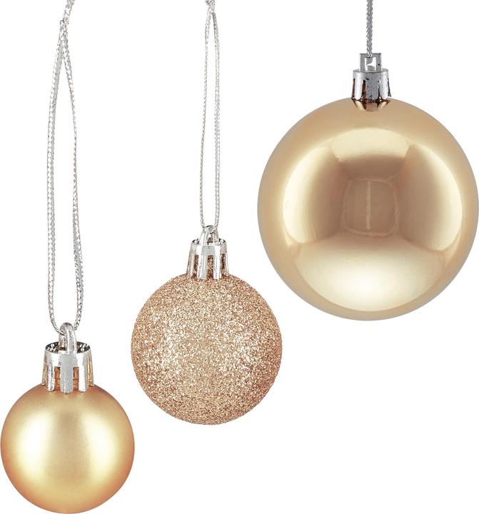 Image du produit Relaxdays Lot de 100 boules de Noël (100 -pièce)