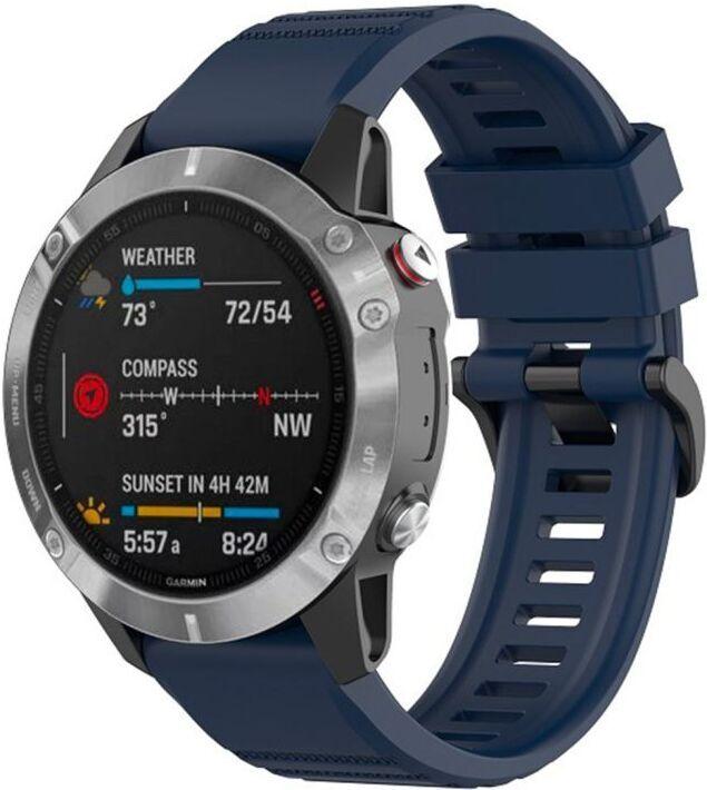 Image du produit Fixed Bracelet QuickFit en silicone, 20 mm, bleu (20 mm, Silicone)